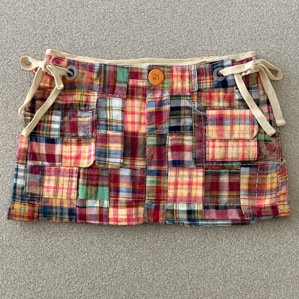 Plaid Micro Mini Skirt