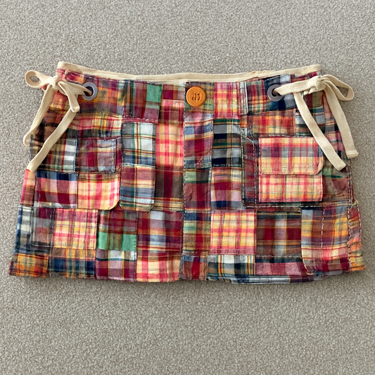 Plaid Micro Mini Skirt